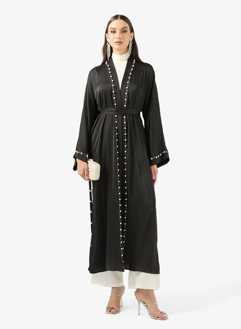 Khizana Basic Open Abaya - Image 4