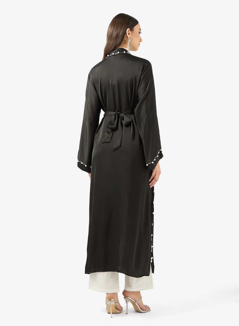 Khizana Basic Open Abaya - Image 2