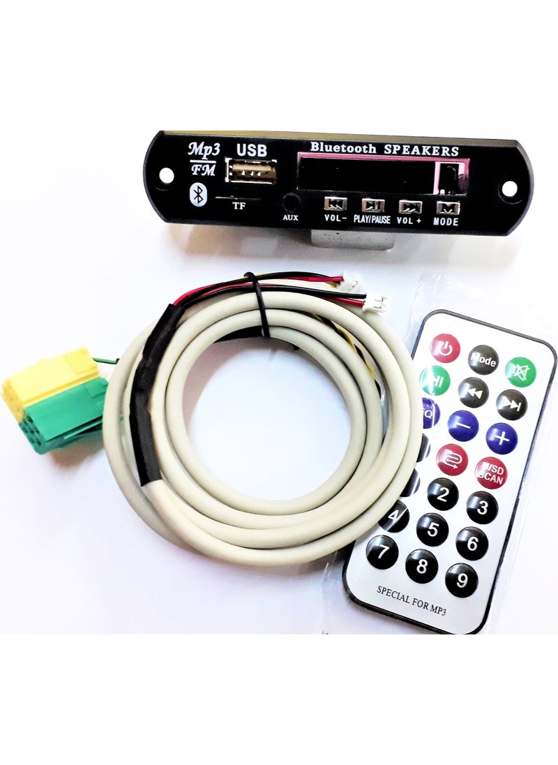 Autoline Fıat Albea Vehicles Stereo USB-Bluetooth-Aux Player 12 Volt 
