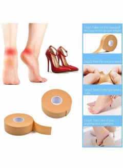 KASTWAVE Foot Care Sticker, 2 Roll Heel Grip Tape for Women to Prevention Blister and Chafing Cushion Protection  - Image 5