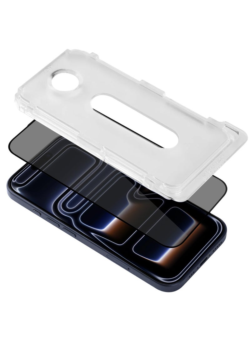 ESD Privacy Tempered Glass for iPhone 17 Pro Max - Magic Glass Box Easy Installation - Anti-Spy Full Cover - Image 3