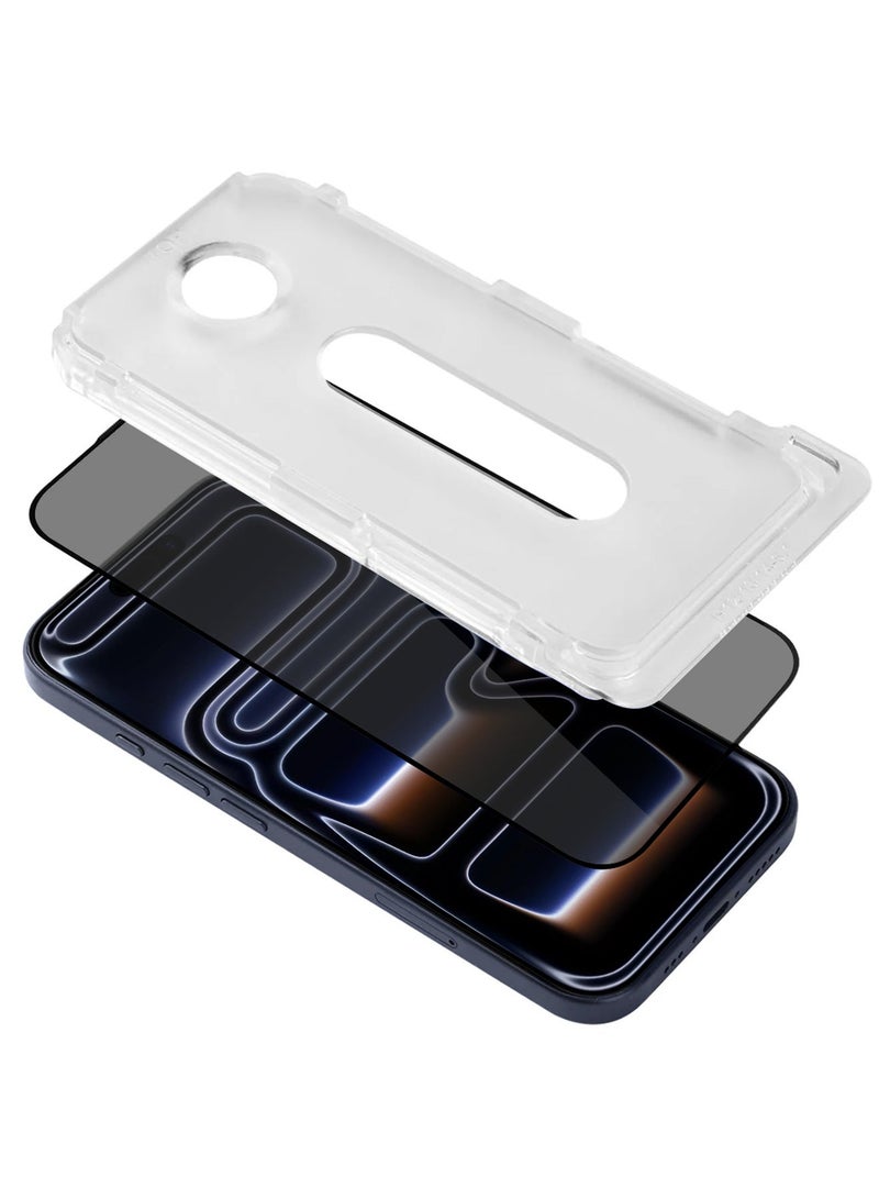 ESD Privacy Tempered Glass for iPhone 17 Pro Max - Magic Glass Box Easy Installation - Anti-Spy Full Cover - Image 3