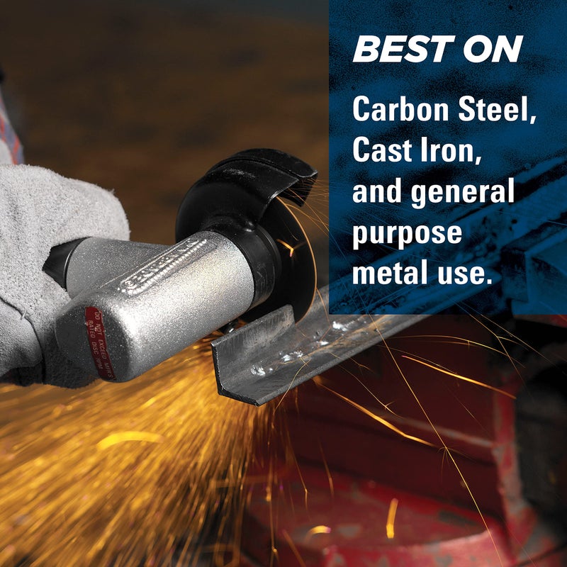 Weiler 56091 3" x 1/16" Wolverine Type 1 Cut-Off Wheel, A36T, 3/8" A.H. 10 Pack - Image 3