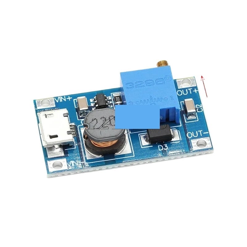 وحدة محول MT3608 DC DC لتعزيز الجهد 2A قابل للتعديل خطوة تصعيد من 2V 24V إلى 5V 9V 12V 28V 5 قطع - Image 1