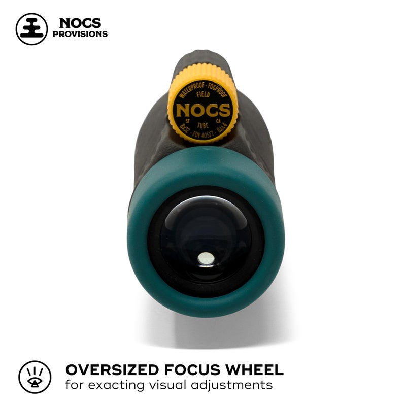 Nocs Provisions Field Tube 8x32 Waterproof Monocular, 8X Magnification Telescope, Bak4 Prism, Wide Field of View for Bird Watching, Backpacking & Wildlife Viewing - Desolation Black - Image 2