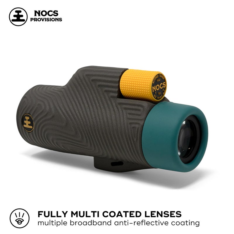 Nocs Provisions Field Tube 8x32 Waterproof Monocular, 8X Magnification Telescope, Bak4 Prism, Wide Field of View for Bird Watching, Backpacking & Wildlife Viewing - Desolation Black - Image 3