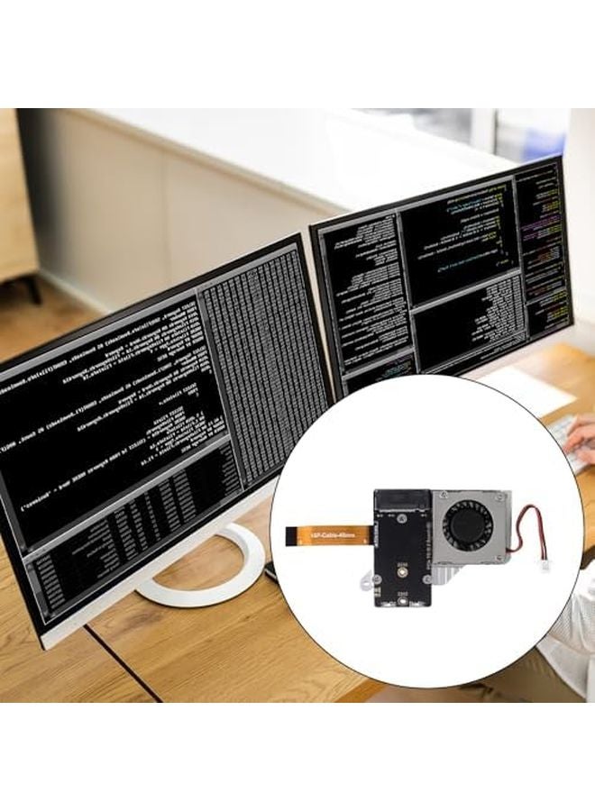 PCIe NVMe M2 SSD Heatsink Cooler with Fan for 2230 2242 2280 Sizes Active Cooling Thermal Management - Image 3