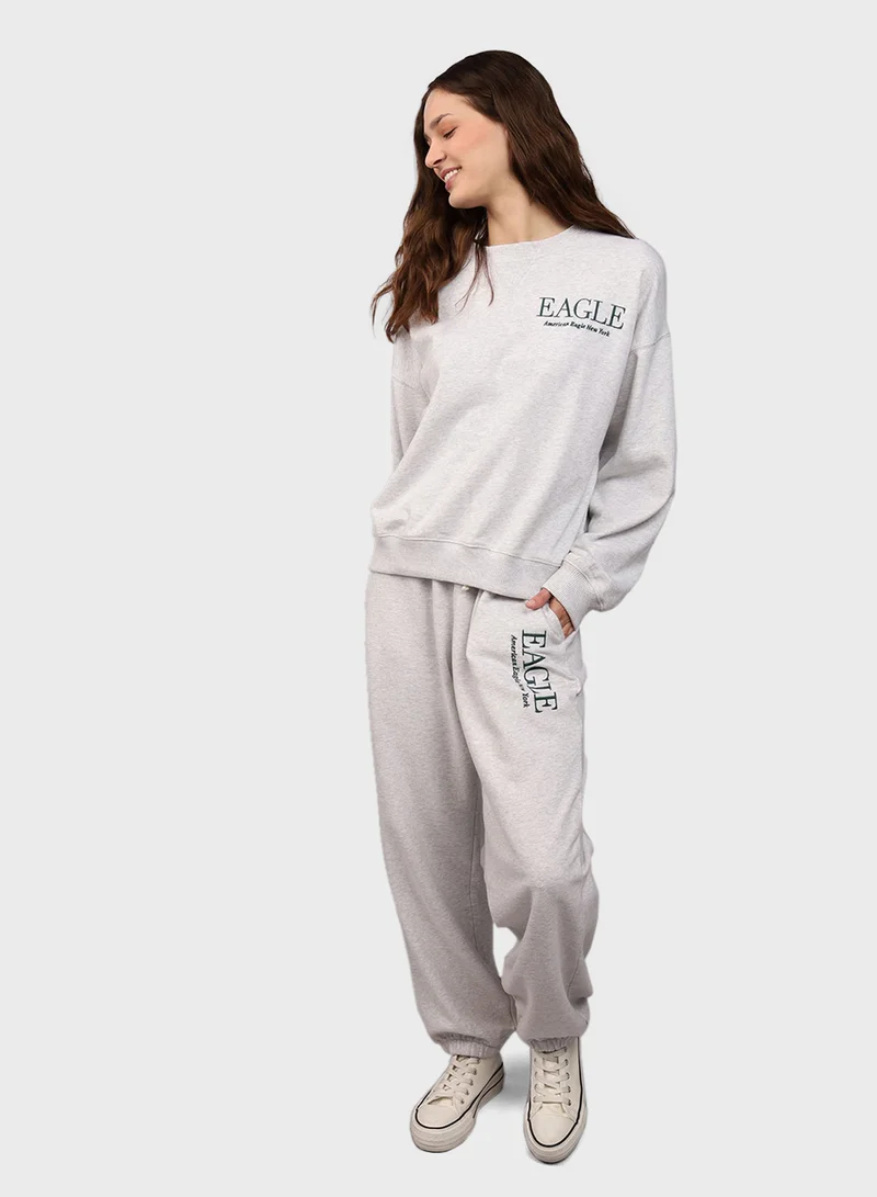 امريكان ايجل Logo Graphic Sweatpants