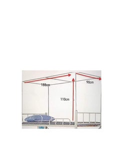 Y&D Bed Canopy Tents Curtain Blackout Curtain Single Bed Tent Curtain Student Shading Cloth Bed Canopy Mosquito Net Student Sleep Privacy Protection  - Image 2