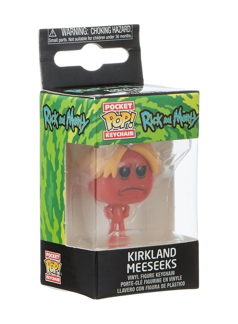 POP Funko Pocket Pop! Keychain: Rick And Morty Kirkland Meeseeks - Image 2