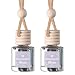 CE Craft Co Hanging Car Air Freshener Diffuser 2 Pack Long Lasting Fragrance Oil Car Freshener Glass Bottle Auto Air Freshener Made in USA Honeysuckle Bloom - Image 2