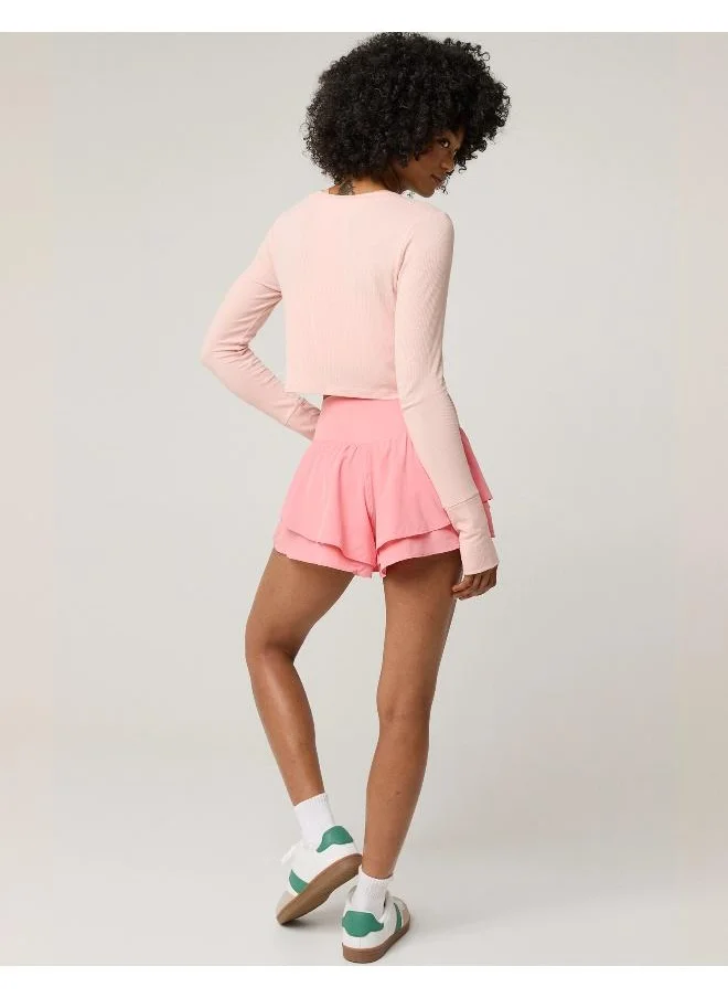 آري من امريكان ايجل OFFLINE By Aerie Real Me Flirty Short