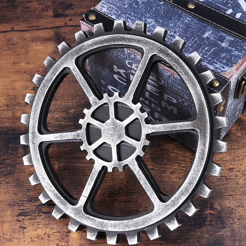 4 pcs Retro Gears Wall Hanging Decor for Home Office Living Room - Image 4