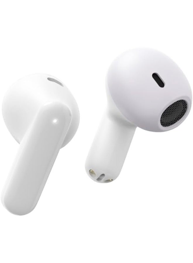 Hama |  Freedom Light II Bluetooth True Wireless Earbuds with Microphone, Touch/Voice Control, 20 Hour Battery, Charging/Carry Case, White - Image 3