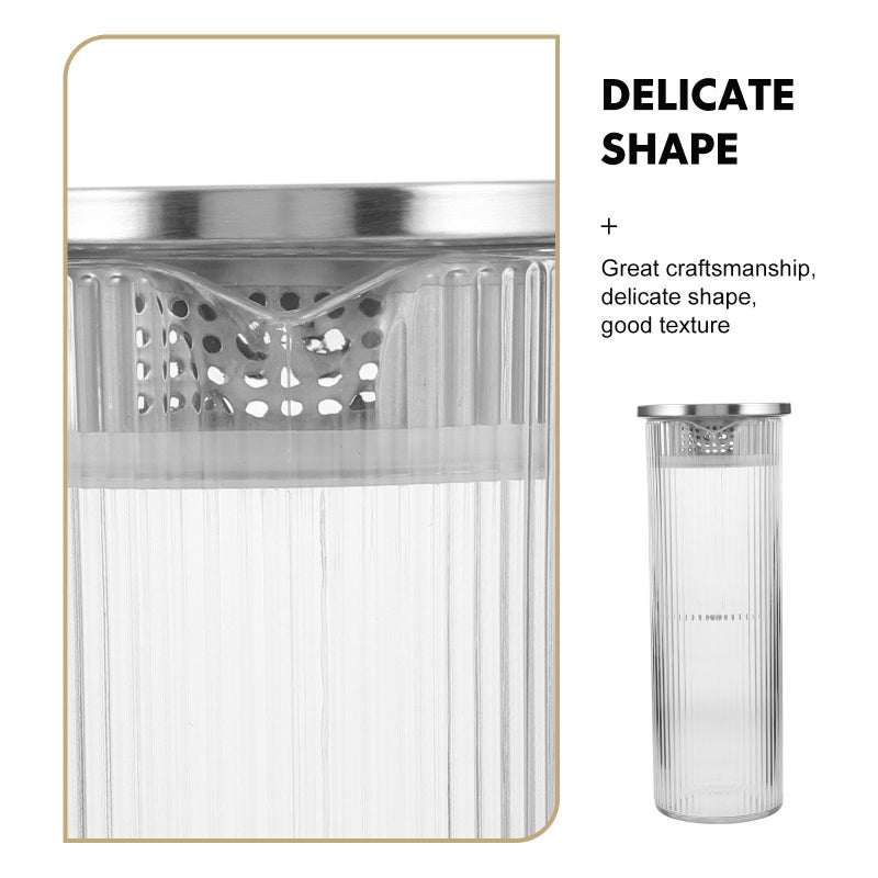 1000ml Water Pitcher with Handle Lid Spout for Homemade Juice Iced Tea Lemonade - Image 4