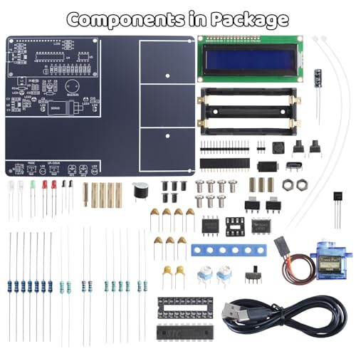MiOYOOW Mini Parking Lot Simulation Soldering Practice Kit MIOYOOW DIY Garage Model Solder Kit with LCD Display and 4 Mini Cars STEM Electronic Soldering Projects for Home and School Learning - Image 5