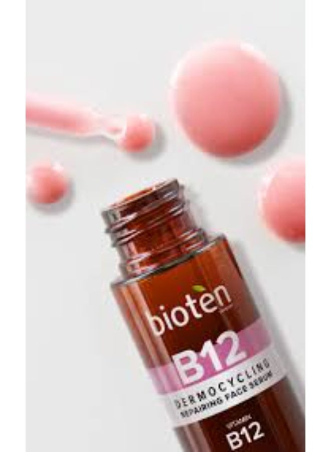 bioten Dermocycling B12 Repairing Face Serum 15ml - Image 3