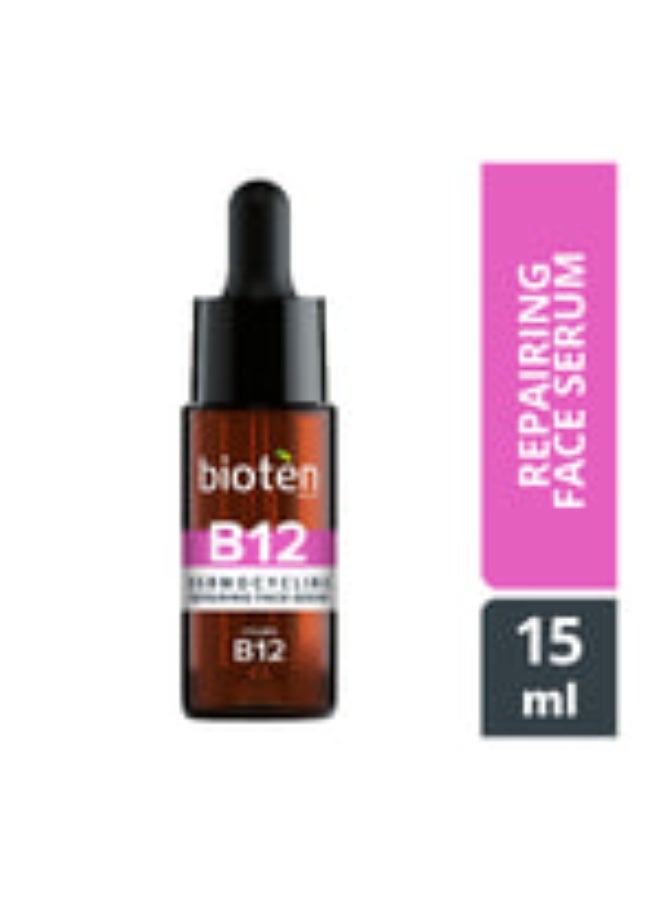 bioten Dermocycling B12 Repairing Face Serum 15ml - Image 2
