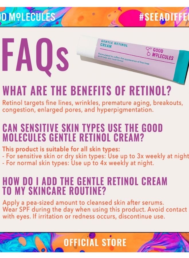 Good Molecules Good Molecules Gentle Retinol Cream (30ml) - Image 4