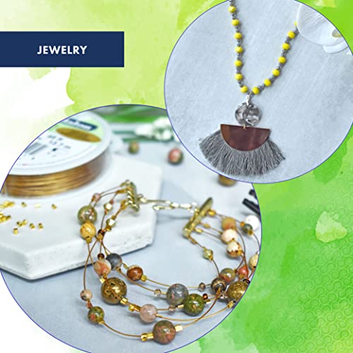 Beadalon 7 Strand Stainless Steel Bead Stringing Wire, 0.018 in / 0.46 mm, Satin Silver, 100 ft / 31 m - Image 5