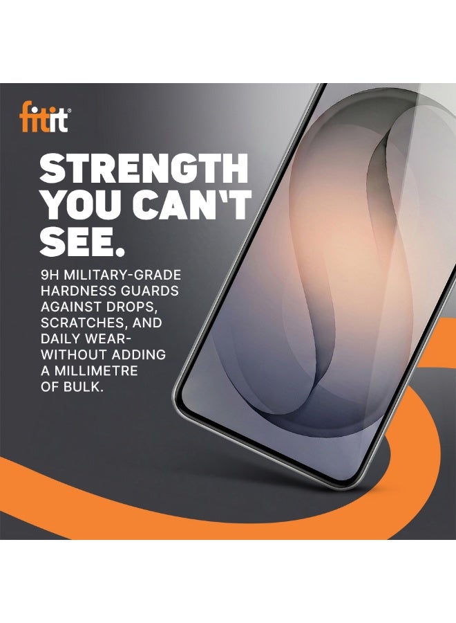 Fitit Tempered Glass Screen Protector for Samsung S26 Ultra - 9H Hardness, HD Clarity, Fingerprint & Smudge Resistant, Case-Friendly - fitit - Image 4