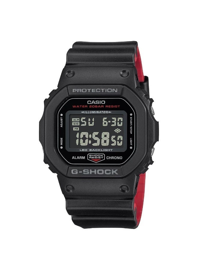 G-SHOCK Casio G-Shock DW-5600UHR-1DR Digital Black Dial Men 's Watch - Image 1