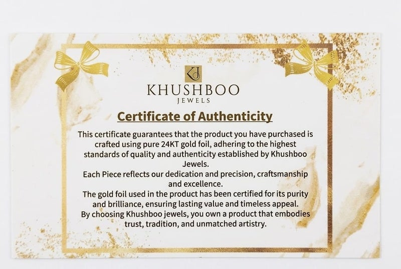 KHUSHBOO JEWELS 24 KT PURE GOLD MECCA MADINA FRAME - Image 3