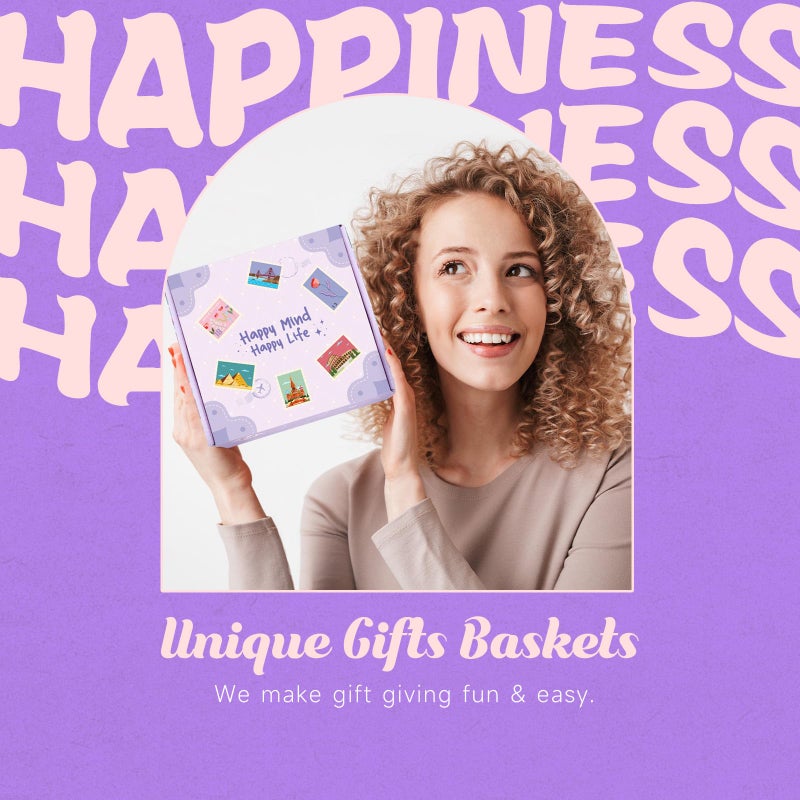 Suhctuptx Gift Baskets for Women, 9pcs Unique Happy Birthday Gifts for Women, Best Mothers Day Christmas Gifts Get Well Soon Basket Appreciation Ideas Box w/Tumbler Her Mom Sister Friend Friendship Teacher - Image 2