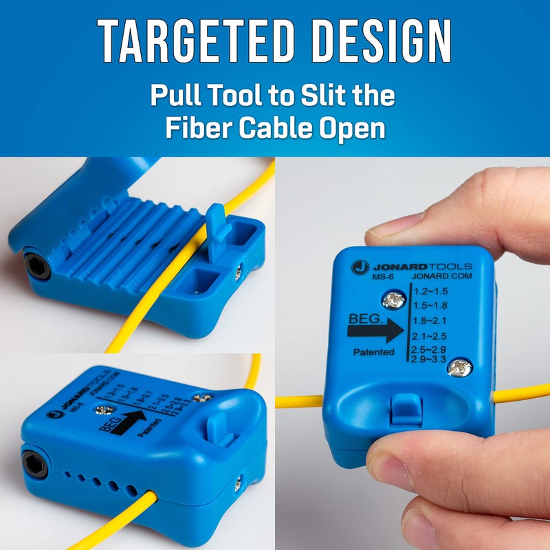Jonard Tools MS-6 Mid Span Fiber Optic Cable Slitter (1.2 mm - 3mm) - Image 2