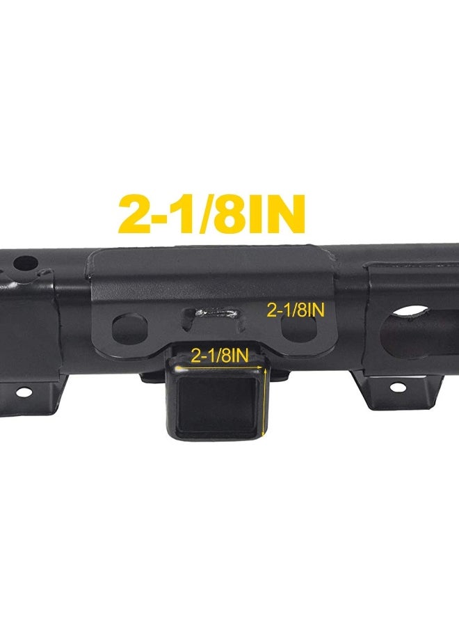 ECOTRIC ECOTRIC Trailer Hitch Receiver and Bezel Compatible with 20112022 Jeep Grand Cherokee Replacement for 82212180AC 82212180AD 3 StagesYou Will Receive 2 Packages  - Image 2