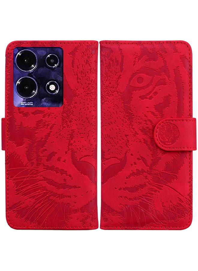 Zaboon Case For Infinix Note 30i Tiger Embossing Pattern Flip Leather Phone Case - Image 1
