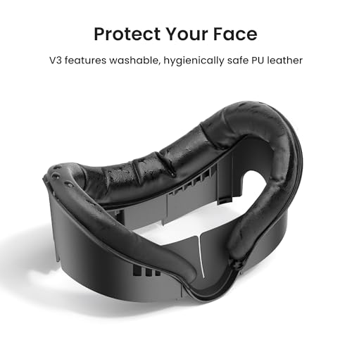 KIWI design V3 Facial Interface,2 Face Pads Compatible with Oculus Meta Quest 3 Accessories, NOT Compatible with Meta Quest 3S - Image 4