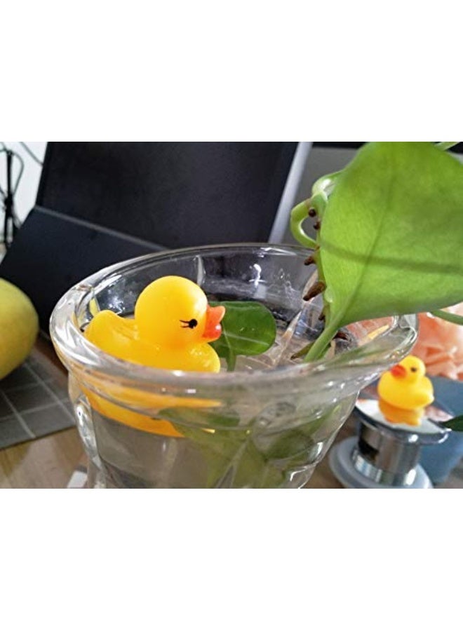 SOHAPY 100Pcs Mini Yellow Rubber Ducks Tiny Baby Shower Rubber Ducks, Squeak Fun Baby Yellow Rubber Bath Toy Float Fun Decorations for Shower Birthday Party Favors Cupcake Carnival Game Gift (100Pcs) - Image 4