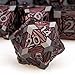 ORIFANTOU 7PCS Metal DND Dice Set with Box Debris RPG Red D and D Dice for use with DD Tabletop Games Role Playing Game Polyhedral Dice Set D20 D12 D10 D8 D6 D4 - Image 2