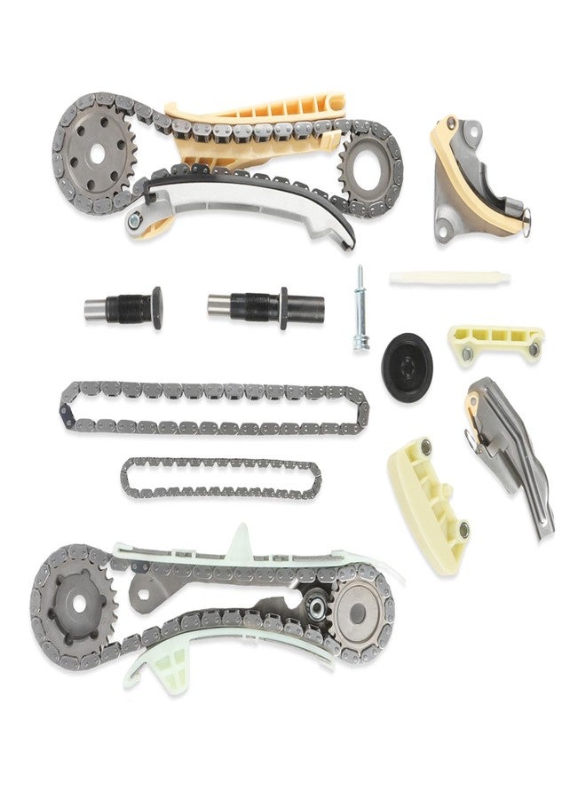 Autodevil Engine Timing Chain Kit Compatible with 1997-2005 Ford/Explorer Mustang Ranger SOHC 6Cyl 4.0L Fit for 2004-2010 Mazda/B4000 4.0L w/Tensioner, Sprocket, Chain Guide Rail, Restrictor - Image 1