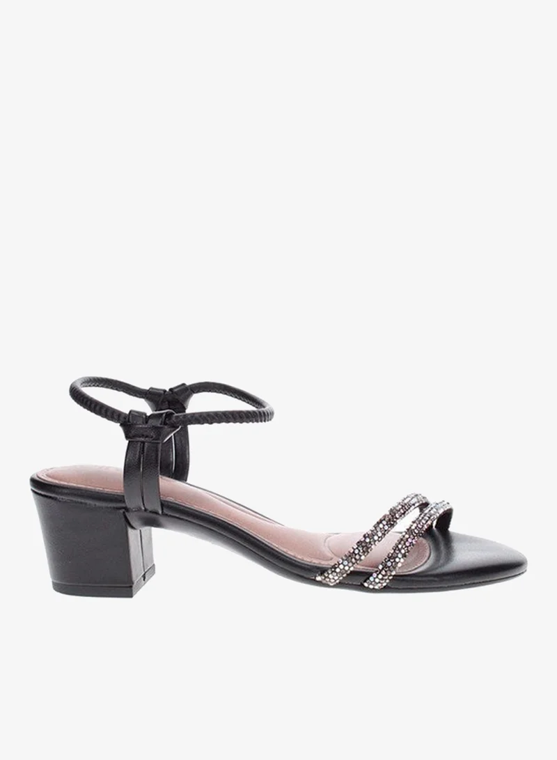 Mid Heels Sandals for Women – Sling Back Heel Sandals for Girls with Ankle Strap