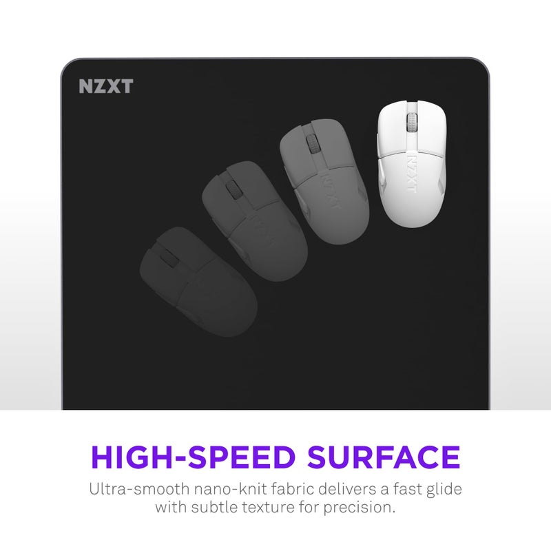 NZXT Zone Elite - Premium XXL Gaming Mouse Pad - Ultra-Smooth Nano-Knit Cloth Surface - Optimized for Speed and Control - Spill-Resistant, Soft Foam Base, Reinforced Low-Profile Stitching - Black - Image 5
