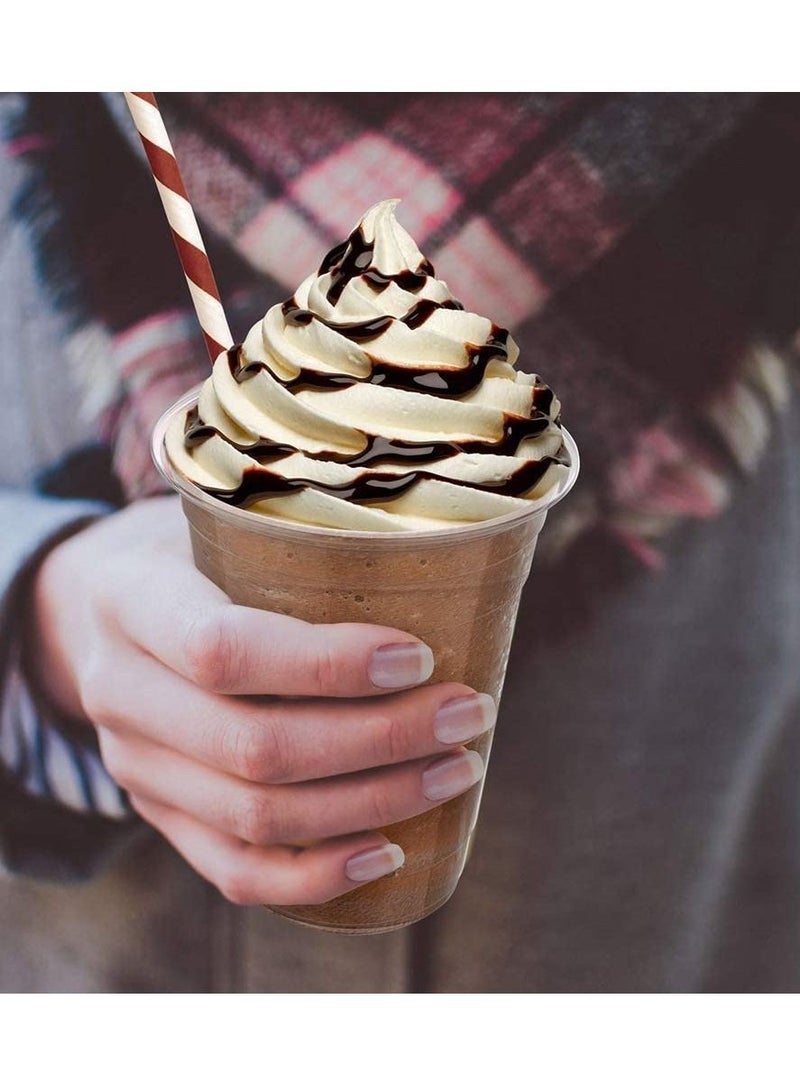 100 Count Plastic Drink Cups,Ice Coffee Cups - Image 3