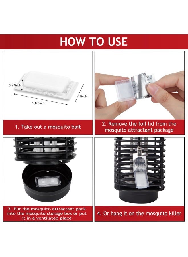 Glovv 4 Lures Octenol Mosquito Cartridge, Mosquito Attractant Bait Refill, Mosquito Bait Octenol Lure for Bug Zapper & Fly Traps, Compatible with All Flying Mosquito Insect Trap - Image 2