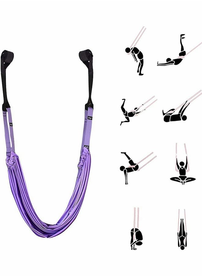 GROIC Low Back Leg Stretch Belt, Leg Stretch Belt Auxiliary Trainer, Aerial Yoga Hammock, Yoga Fitness Belt, Back Bending Split Reversal Belt, Fitness, Dance, Gymnastics Training Accessories  - Image 2