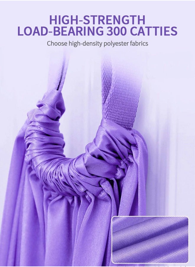GROIC Low Back Leg Stretch Belt, Leg Stretch Belt Auxiliary Trainer, Aerial Yoga Hammock, Yoga Fitness Belt, Back Bending Split Reversal Belt, Fitness, Dance, Gymnastics Training Accessories  - Image 5
