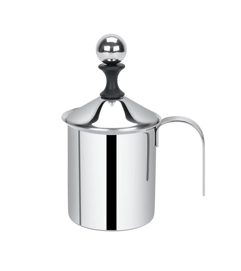 GALV Milk Frother Handheld Coffee Milk Frother Stainless Steel Double Froth Pumpers Manual Operated Milk Foam Maker for Cappuccino Coffee Hot Chocolate1 pcs125 x 10 cm - Image 1