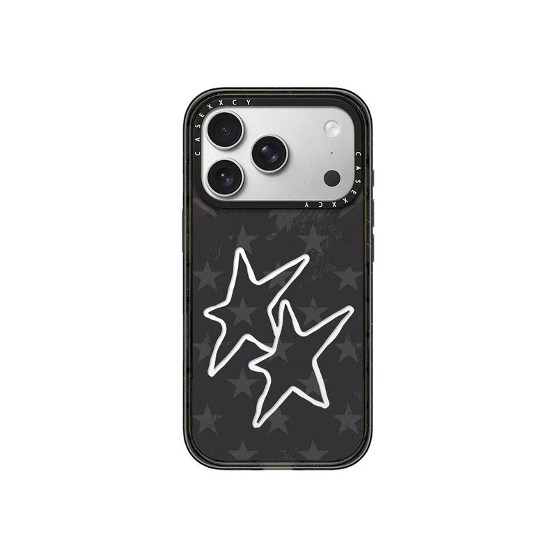 MagSafe Magnetic Shockproof Acrylic Phone Case with Printed Pattern for iPhone 17/18 Pro Max - Image 1