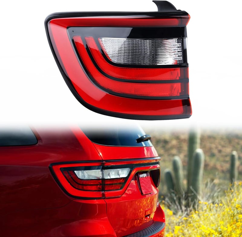 KAMDKI Left Driver Side Outer Tail Light LED Rear Lamp for 2014-2023 Dodge Durango - Image 1