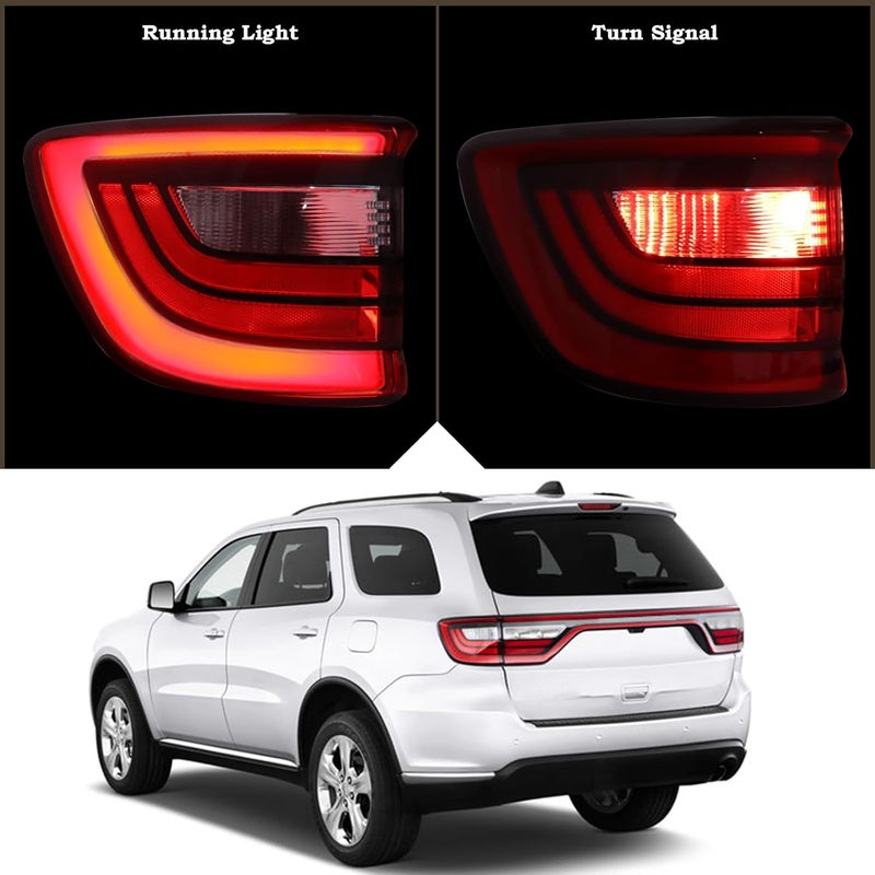 KAMDKI Left Driver Side Outer Tail Light LED Rear Lamp for 2014-2023 Dodge Durango - Image 5