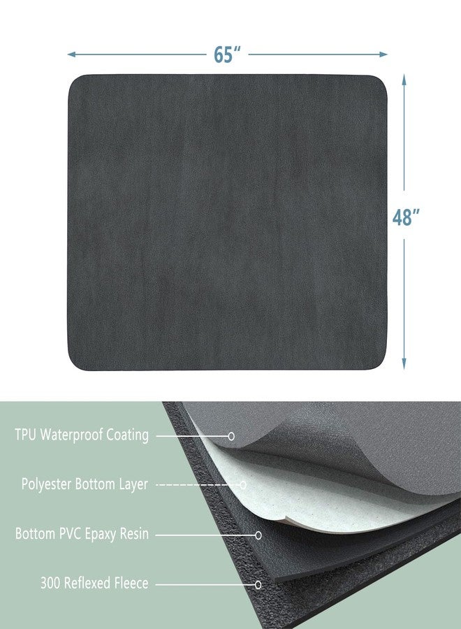 INVENHO Washable Pee Pads for Dogs 65"x48" Reusable Dog Pads Large Upgrade Non-Slip Dog Pee Pads Heavy Absorbency Puppy Pee Pads Quick Dry Whelping Pads/Waterproof Puppy Training Pad - Image 2