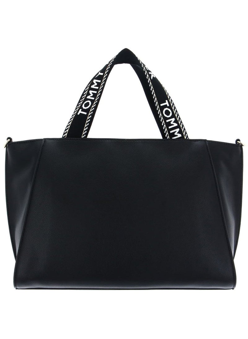 Tommy Icons حقائب يد نسائية سوداء من تومي هيلفيغر Aw0Aw14469 Bds - Image 5