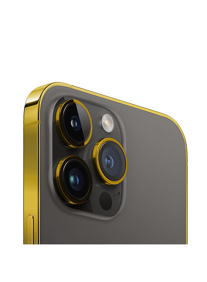 كرافت Merlin Apple Iphone 15 Pro Max 256Gb Edge Of Gold Black Titanium - Image 3