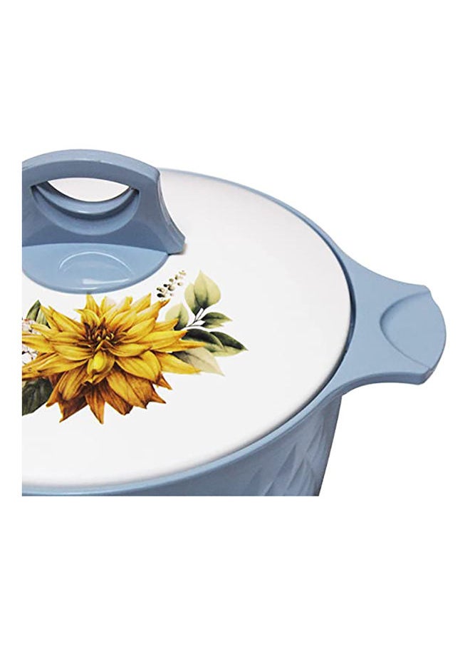 Casserole Steel Insulated Hotpot Diamond Blue (5000 Ml)