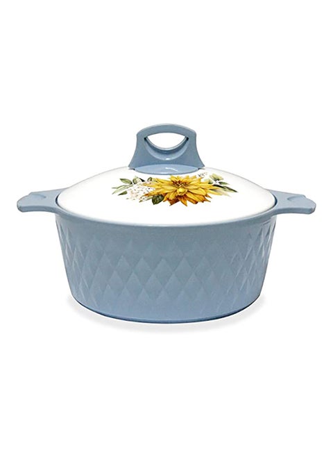 Casserole Steel Insulated Hotpot Diamond Blue (5000 Ml)